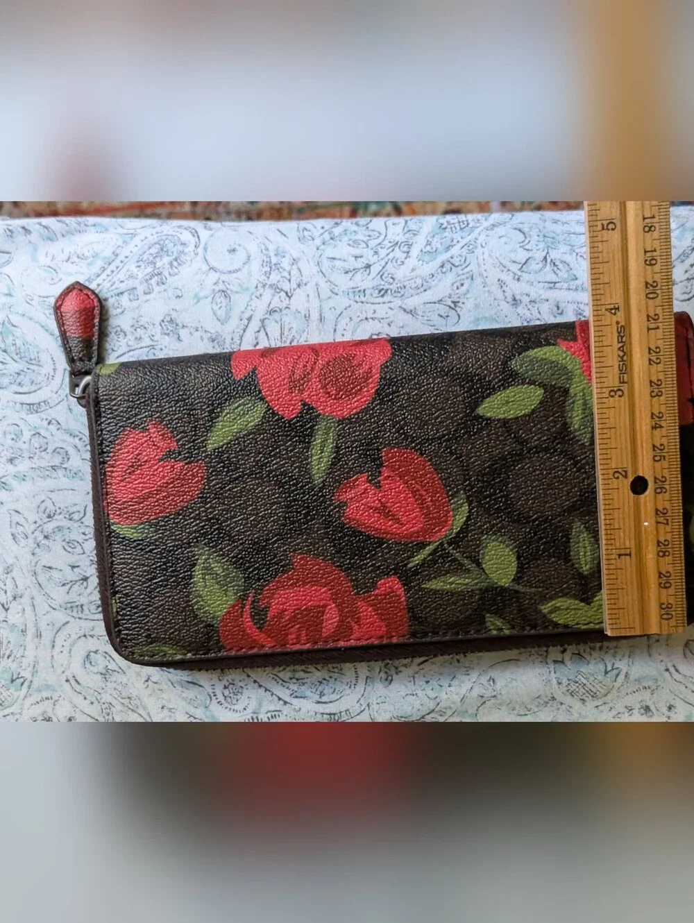 Coach Camo Rose Wallet - Picture 10 of 13